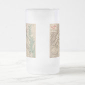 Virginia Civil War Battlefields Map, 1895 Matglas Bierpul (Center)