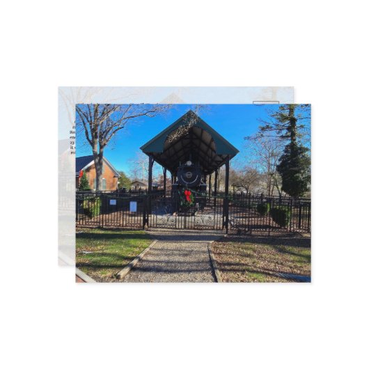 Virginia Creeper Trail Train Briefkaart (Voorkant / Achterkant in situ)