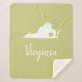 Virginia deken van de staat waar de staat vandaan  (Voorkant)