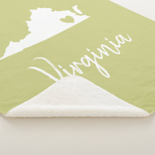 Virginia deken van de staat waar de staat vandaan 