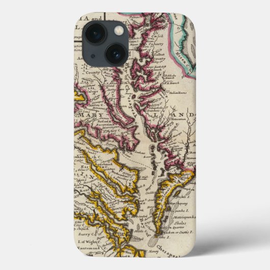 Virginia en Maryland Case-Mate iPhone Case (Achterkant)