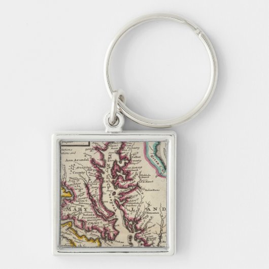 Virginia en Maryland Sleutelhanger (Voorkant)