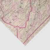 Virginia en West Virginia Tissuepapier (Detail)