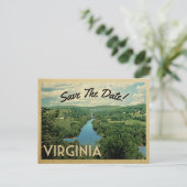 Virginia Enregistrer La Date Cartes Postales Vinta (Debout devant)