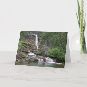 Virginia Falls II in Glacier National Park Kaart