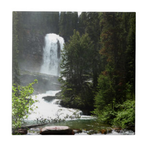 Virginia Falls in Glacier National Park Tegeltje