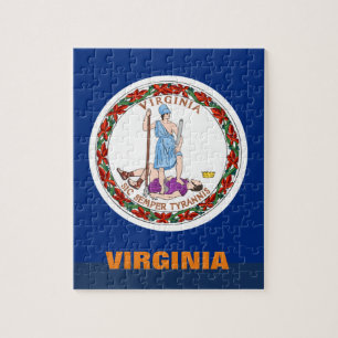 VIRGINIA FLAG LEGPUZZEL