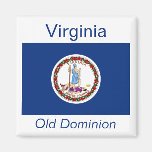 Virginia Flag Magnet Magneet