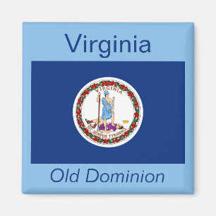 Virginia Flag Magnet Magneet