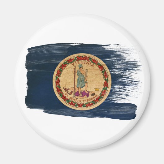 Virginia Flag Magneten (Voorkant)