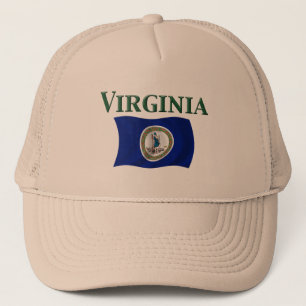 Virginia Flag Trucker Pet