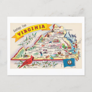 Virginia Greetings uit de VS Briefkaart
