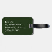 Virginia Herfsten in het Glacier National Park Bagagelabel (Achterkant horizontaal)