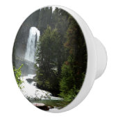 Virginia Herfsten in het Glacier National Park Keramische Knop (Rechts)