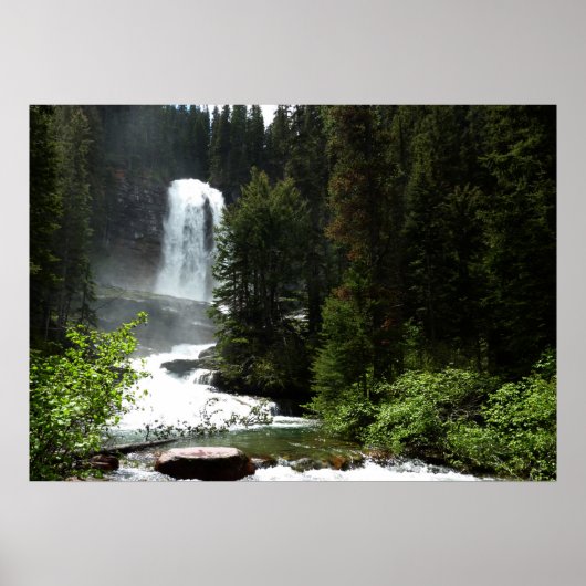 Virginia Herfsten in het Glacier National Park Poster (Voorkant)