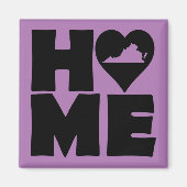Virginia Home Heart State Fridge Magnet (Devant)