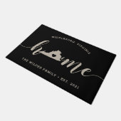 Virginia Home State Personalized Deurmat (Schuin)