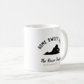 Virginia Home Sweet Home Famille Monogramme Mug (Devant droit)