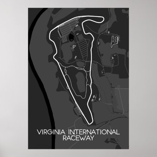 Virginia International Raceway Poster (Voorkant)