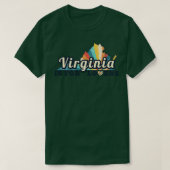 Virginia is voor liefhebbers kaarten TShirt (Design voorkant)