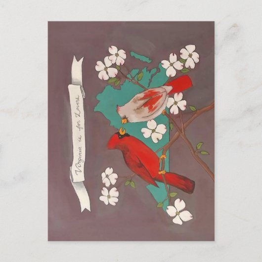 Virginia is voor Lovers Briefkaart (Voorkant)