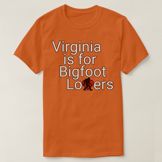 Virginia is voor Lovers T-shirt (Design voorkant)
