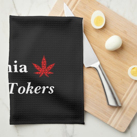 Virginia is voor Tokers Weed Persoonlijk Theedoek (Quarter Fold)