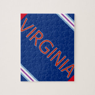 Virginia Jigzaag Puzzle Legpuzzel