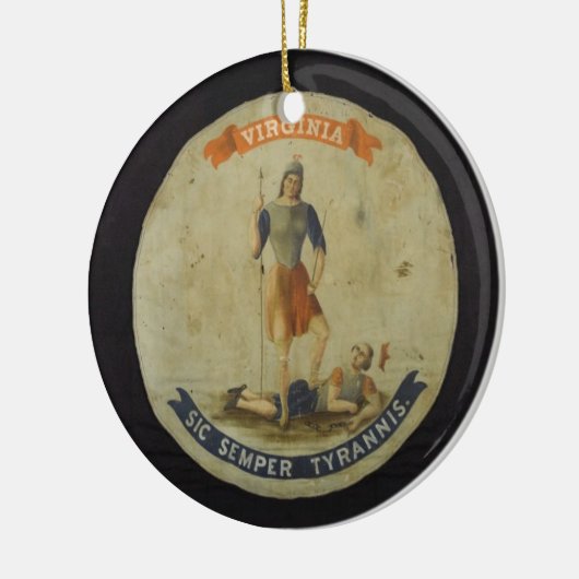 VIRGINIA!!! KERAMISCH ORNAMENT (Links)