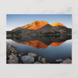 Virginia Lake Sunset Alpenglow - John Muir Trail Briefkaart