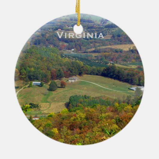 Virginia Landscape Ornament (Achterkant)