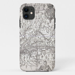 Virginia Map, 1612 iPhone 11 Hoesje