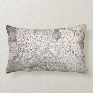 Virginia Map, 1612 Kussen