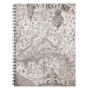Virginia Map, 1612 Notitieboek