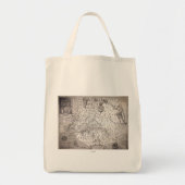 Virginia Map, 1612 Tote Bag (Voorkant)