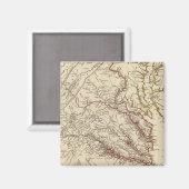 Virginia, Maryland Magneet (Voorkant / Achterkant)