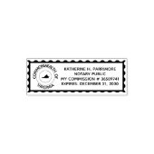 Virginia Notary Self Inking Rubber Stamp Zelfinktende Stempel (Design)