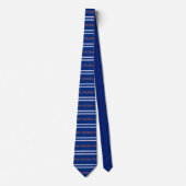 Virginia Patterned Striped Necktie Stropdas (Voorkant)
