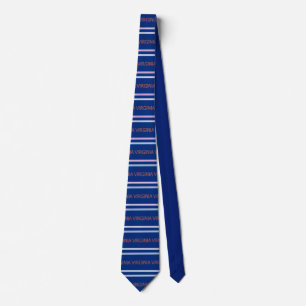 Virginia Patterned Striped Necktie Stropdas