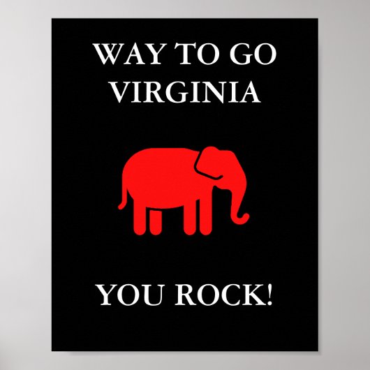 VIRGINIA POSTER (Voorkant)