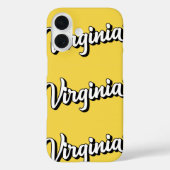 Virginia Pride iPhone 16 Pro Coque (Verso)