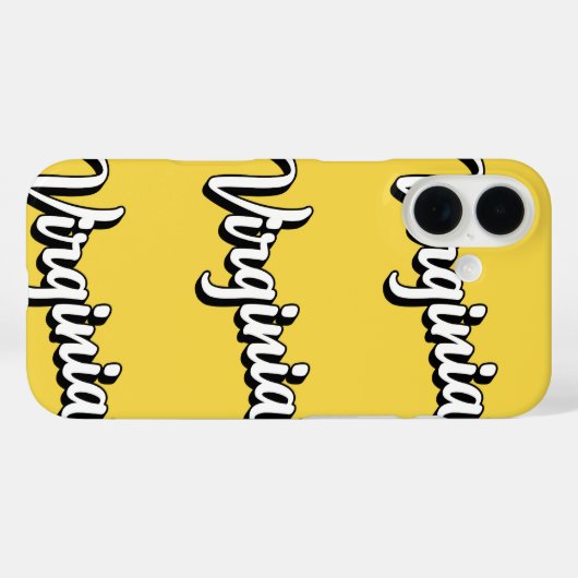 Virginia Pride iPhone 16 Pro Coque (Verso (horizontal))