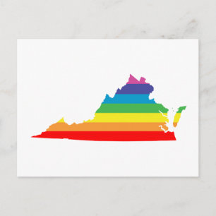 virginia rainbow briefkaart