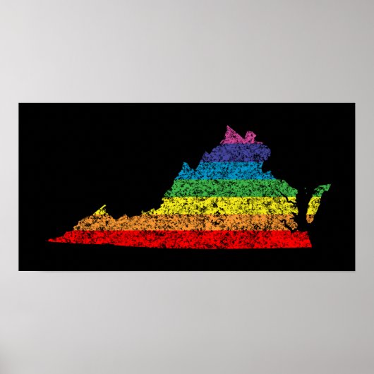 virginia rainbow poster (Voorkant)