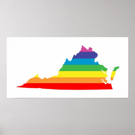 virginia rainbow poster (Voorkant)
