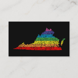 virginia rainbow visitekaartje