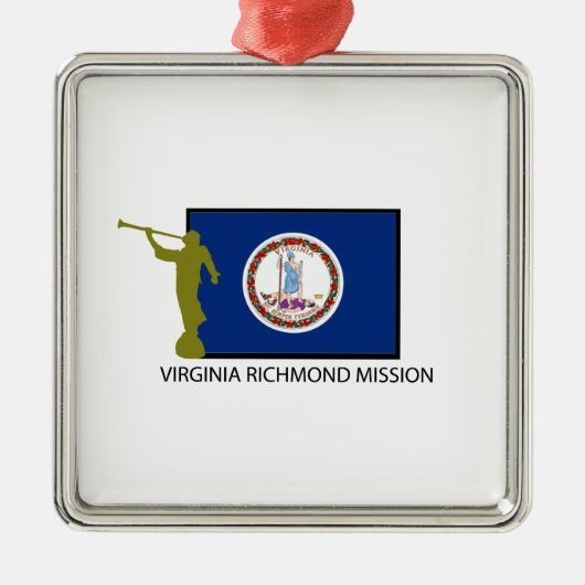 VIRGINIA RICHMOND MISSIE LDS CTR METALEN ORNAMENT (Voorkant)