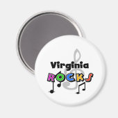 Virginia Rocks Magneet (Voorkant / Achterkant)