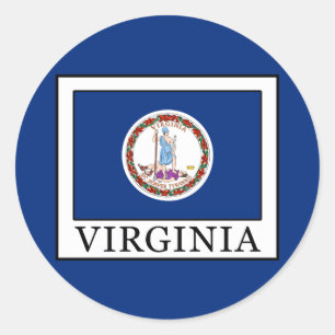 Virginia Ronde Sticker