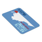 Virginia Save the Date -  stad Magneet (Rechterzijde)